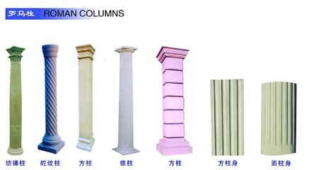 EPS外墙罗马柱 美观坚固的欧式建筑之选